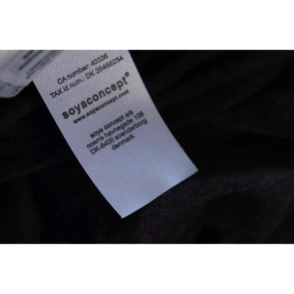 Soyaconcept Women Medium Charcoal Gray Full Zip Hoodie Dolman Sleeve Relaxed Fit - Picture 6 of 7